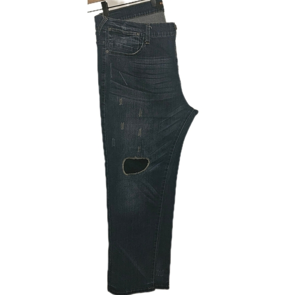 Ring Of Fire Mens Elan Slim Fit Medium Wash Jeans Size W38 X L30 - Picture 3 of 5